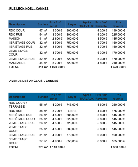 LOT 2 IMMEUBLES SECTEUR CANNES PRADO / ANGLAIS - 2