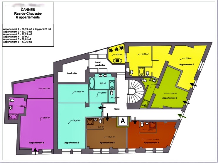 IMMEUBLE BOURGEOIS HAUSSMANNIEN - CANNES SUQUET - 9