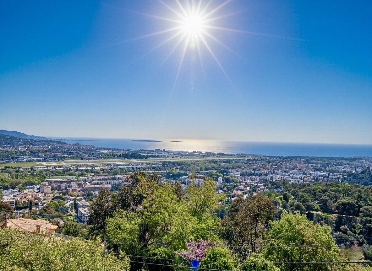 TERRAIN + VILLA VUE MER - MANDELIEU - 1