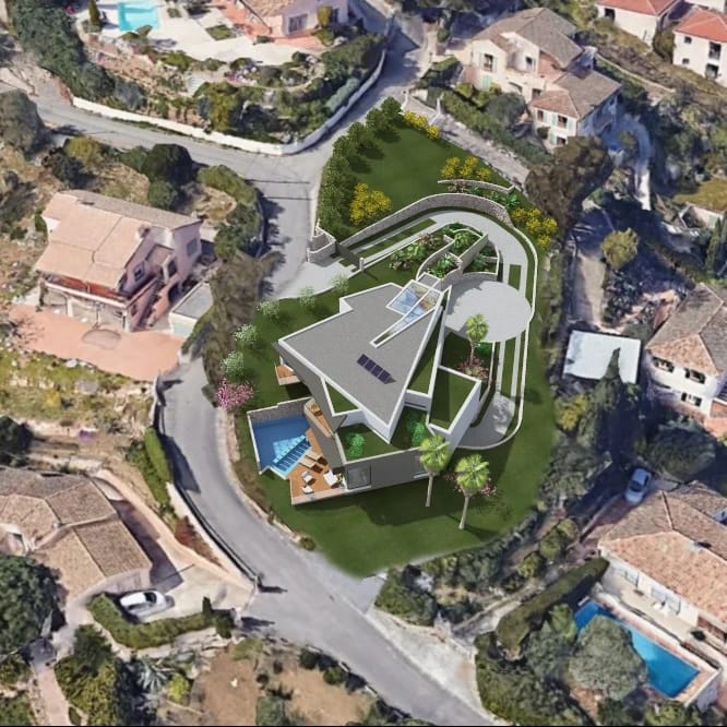 TERRAIN + VILLA VUE MER - MANDELIEU - 4