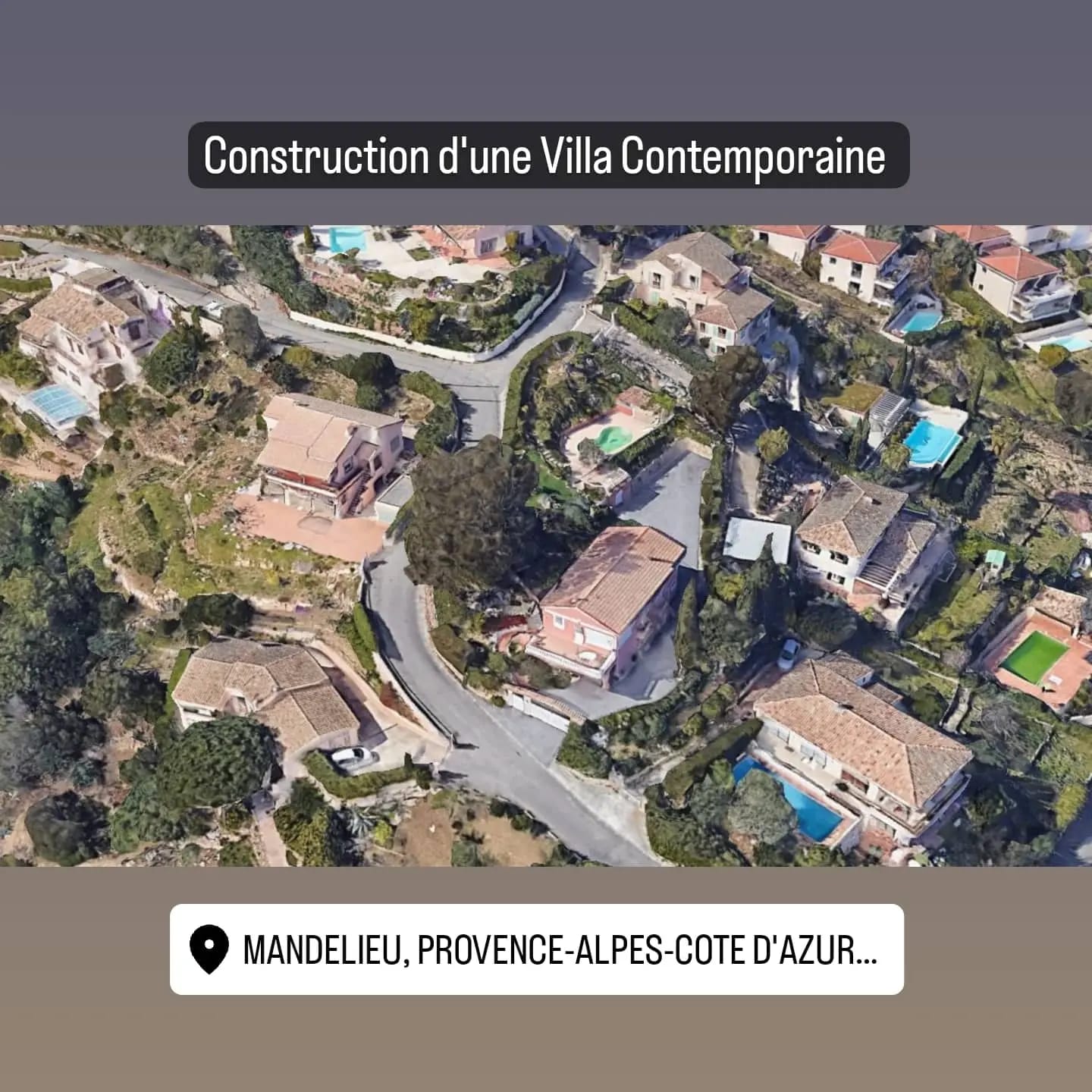 TERRAIN + VILLA VUE MER - MANDELIEU - 3