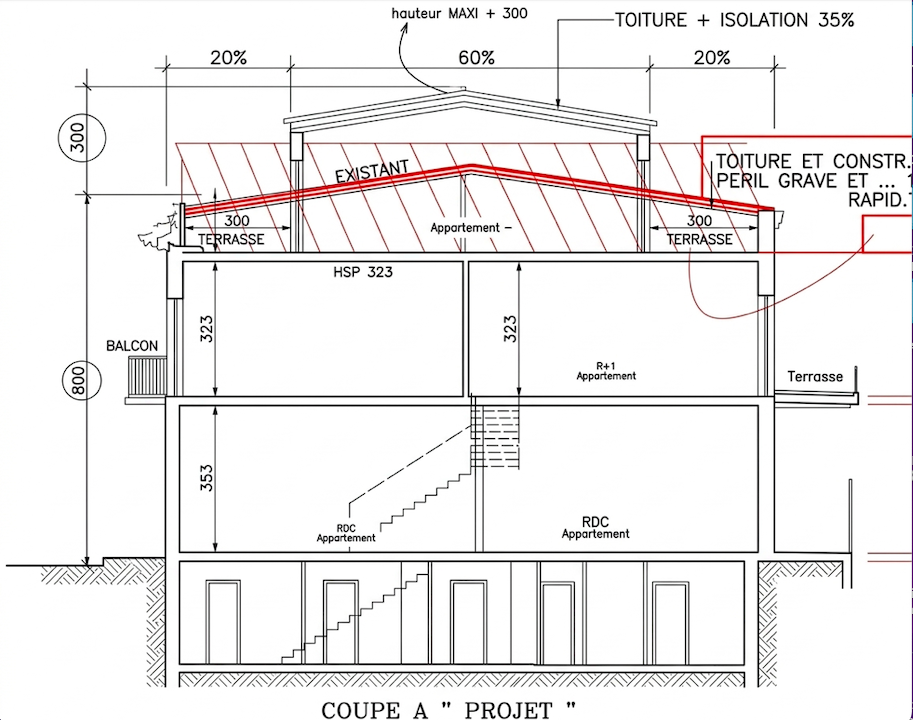 IMMEUBLE A RENOVER – CANNES PRADO – DP PURGÉE - 14